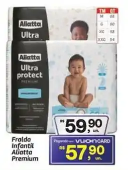 Fort Atacadista Fralda Infantil Aliatta Premium oferta