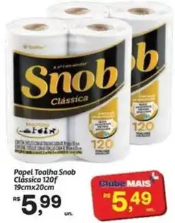 Fort Atacadista Papel Toalha Snob Classica 120f 19cmx20cm oferta