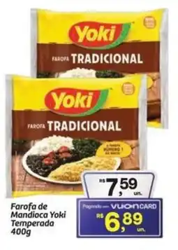 Fort Atacadista Farofa de Mandioca Yoki Temperada oferta
