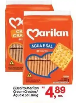 Fort Atacadista Biscoito Marilan Cream Cracker/ Água e Sal oferta