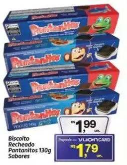 Fort Atacadista Biscoito Recheado Pantanitos Sabores oferta
