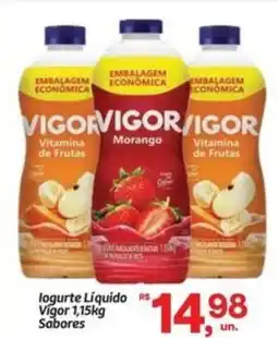 Fort Atacadista logurte Líquido Vigor Sabores oferta