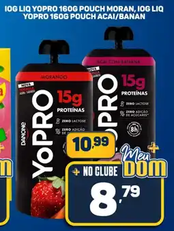 Dom Atacadista Iog liq yopro pouch moran, iog liq yopro pouch acai/banan oferta