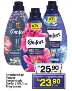 Fort Atacadista Amaciante de Roupas Concentrado Confort Fragrâncias oferta