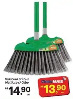 Fort Atacadista Vassoura Brilhus Multiuso c/Cabo oferta