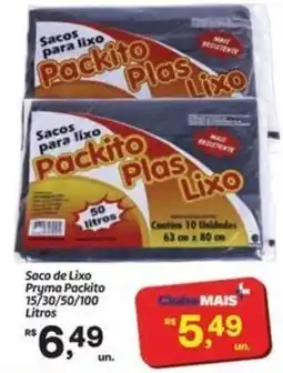 Fort Atacadista Saco de Lixo Pryma Packito oferta