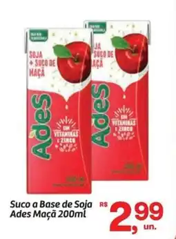 Fort Atacadista Suco a Base de Soja Ades Maçã oferta