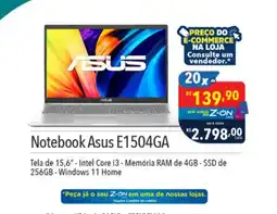 Supermercados Condor Notebook Asus E1504GA oferta