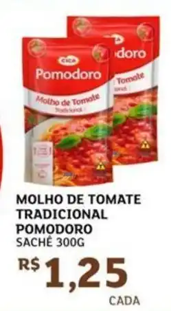 Assaí Atacadista Molho de tomate tradicional pomodoro saché oferta