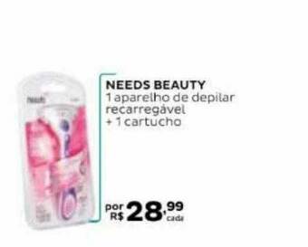 Droga Raia Needs Beauty 1 Aparelho De Depilar Recarregável + 1 Cartucho oferta