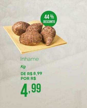 Oba Hortifruti Inhame 44% Desconto oferta
