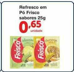 Roldão Refresco Em Pó Frisco Sabores oferta