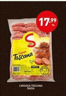Rede Bom Lugar Linguiça Toscana Sadia oferta