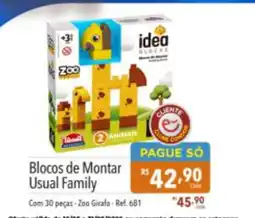 Supermercados Condor Blocos de Montar Usual Family oferta