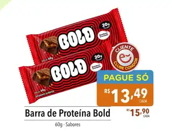 Supermercados Condor Barra de Proteína Bold oferta