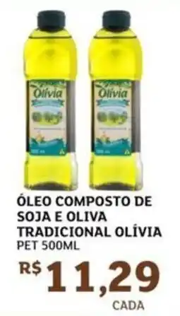 Assaí Atacadista Óleo composto de soja e oliva tradicional olívia pet oferta