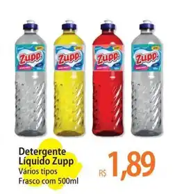 Atacadão Detergente Líquido Zupp Vários tipos Frasco oferta