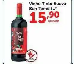 Roldão Vinho Tinto Suave San Tomé oferta