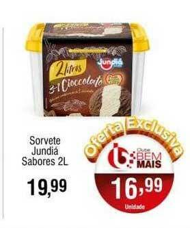 Supermercado Bem Barato Sorvete Jundiá Sabores oferta