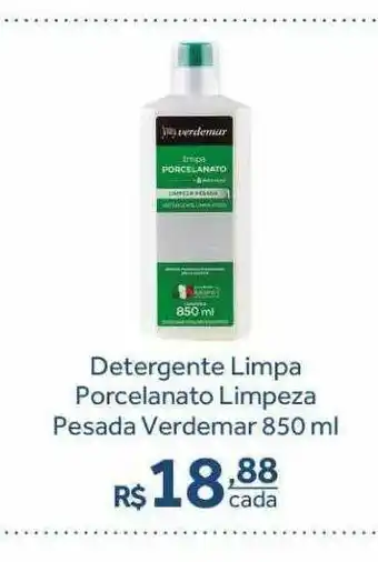 Detergente Limpa Porcelanato Limpeza Pesada Verdemar