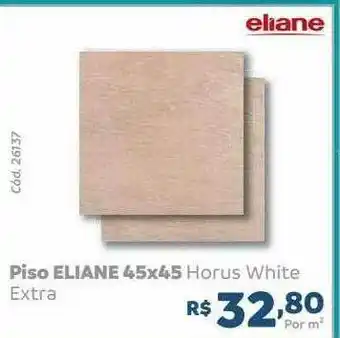 Tumkus Piso Eliane 45x45 Horus White oferta