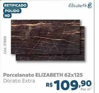 Tumkus Porcelanato Elizabeth 62x125 Dorato Extra oferta