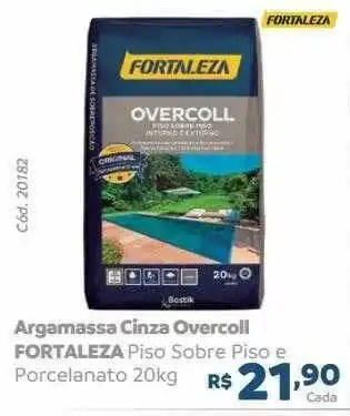Tumkus Argamassa Cinza Overcoll Fortaleza oferta