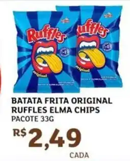 Assaí Atacadista Batata frita original ruffles elma chips pacote oferta