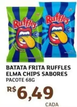 Assaí Atacadista Batata frita ruffles elma chips sabores pacote oferta