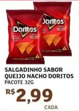 Assaí Atacadista Salgadinho sabor queijo nacho doritos pacote oferta