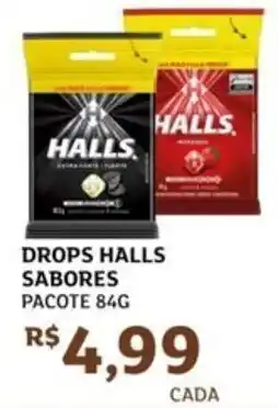Assaí Atacadista Drops halls sabores pacote oferta