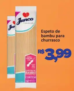 Supermercados Savegnago Espeto de bambu para churrasco oferta