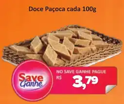 Supermercados Savegnago Doce Paçoca cada oferta