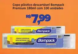 Supermercados Savegnago Copo plástico descartável Bompack Premium oferta