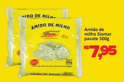 Supermercados Savegnago Amido de milho Siamar pacote oferta
