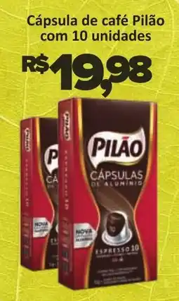 Supermercados Savegnago Cápsula de café Pilão oferta