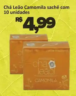 Supermercados Savegnago Chá Leão Camomila sachê oferta