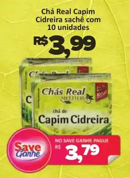 Supermercados Savegnago Chá Real Capim Cidreira sachê oferta