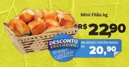 Supermercados Savegnago Mini Filão oferta