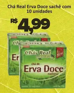 Supermercados Savegnago Chá Real Erva Doce sachê oferta