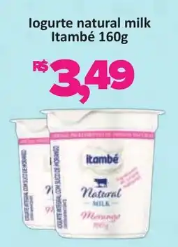 Supermercados Savegnago logurte natural milk Itambé oferta