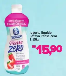 Supermercados Savegnago logurte líquido Batavo Pense Zero oferta
