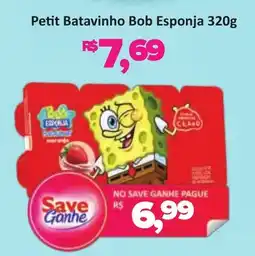 Supermercados Savegnago Petit Batavinho Bob Esponja oferta