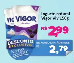 Supermercados Savegnago logurte natural Vigor Viv oferta