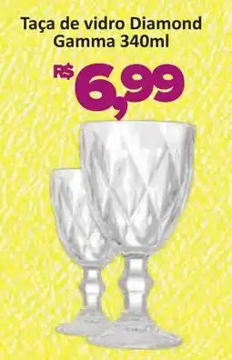 Supermercados Savegnago Taça de vidro Diamond Gamma oferta