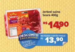 Supermercados Savegnago Jerked suíno Seara oferta
