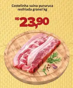 Supermercados Savegnago Costelinha suína pururuca resfriada granel oferta