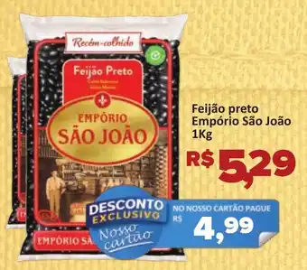 Supermercados Savegnago Feijão preto Empório São João oferta