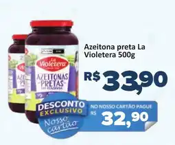 Supermercados Savegnago Azeitona preta La Violetera oferta
