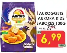 Fênix Supermercados Auroggets aurora kids sabores oferta